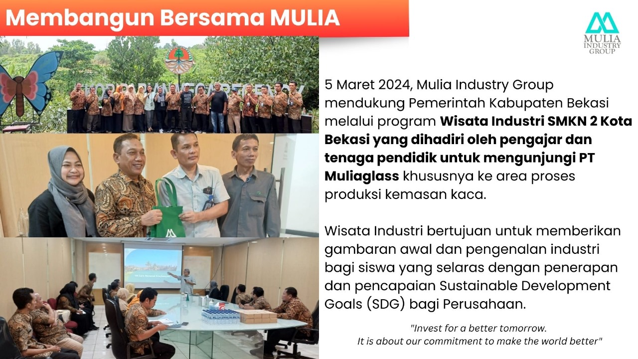 Membangun Bersama MULIA: Wisata Industri SMKN 2 Kota Bekasi